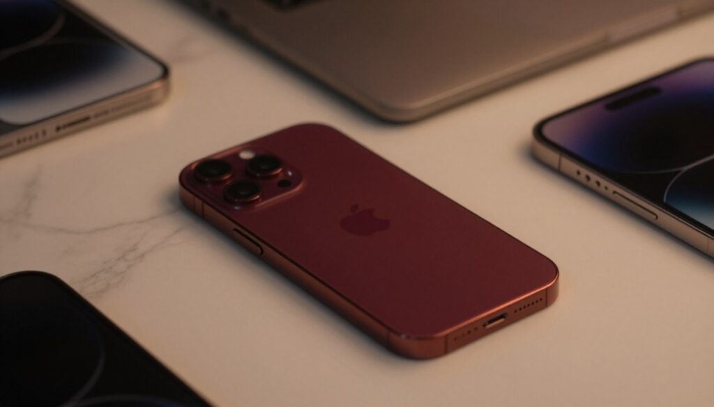 iPhone 18 dark cherry