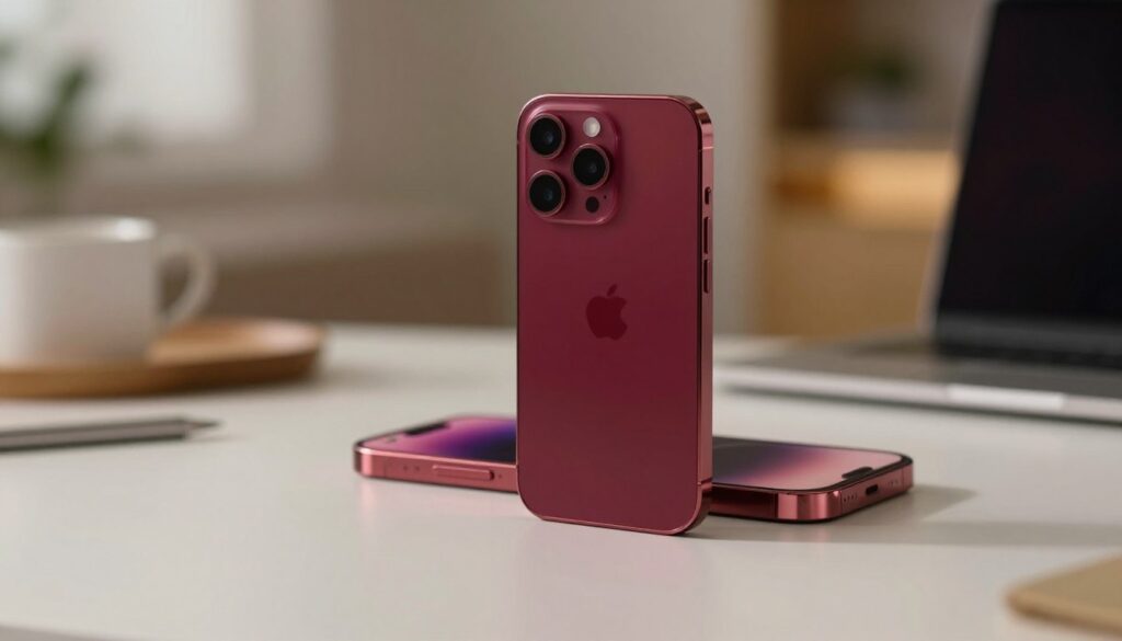 iPhone 18 dark cherry
