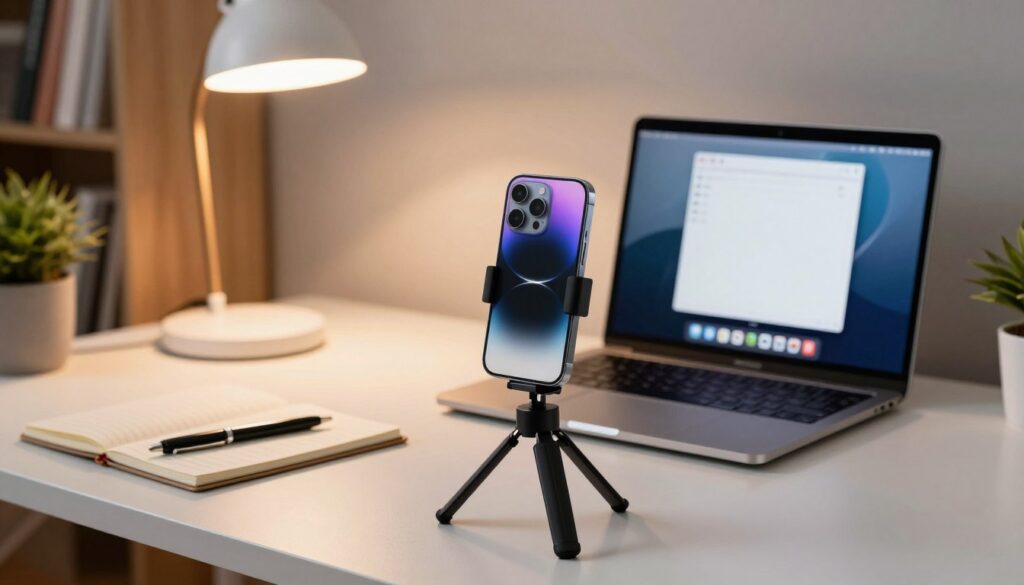 use iPhone 18 as webcam