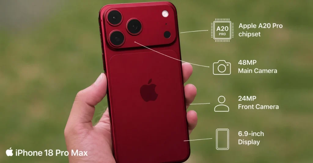 iphone 18 pro max specs