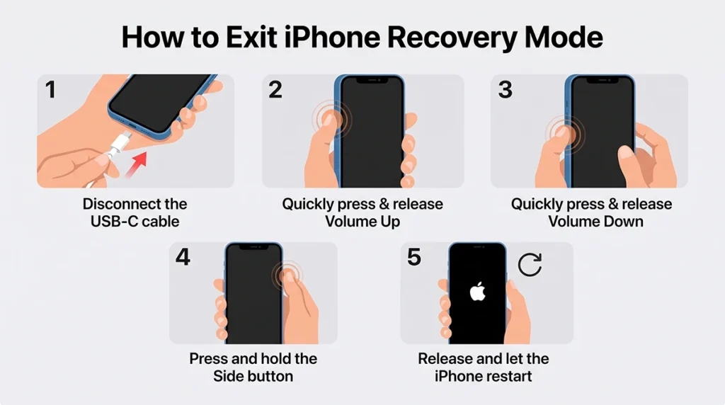 How to Exit iPhone 18 Pro Max Recovery Mode