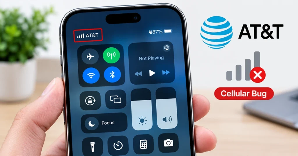 iPhone 18 Pro Max showing SOS mode in the status bar
