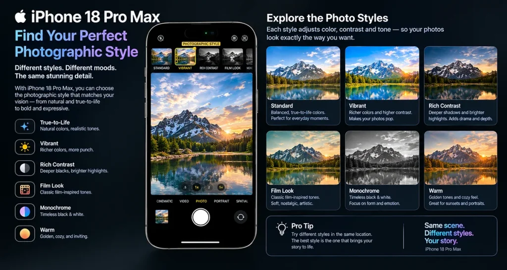 iPhone camera Photographic Styles for natural-looking portrait photos