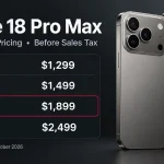 iPhone 18 Pro Max 1TB price in the US