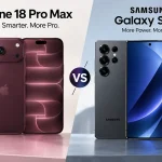 iPhone 18 Pro Max vs Samsung Galaxy S26 Ultra side-by-side smartphone comparison