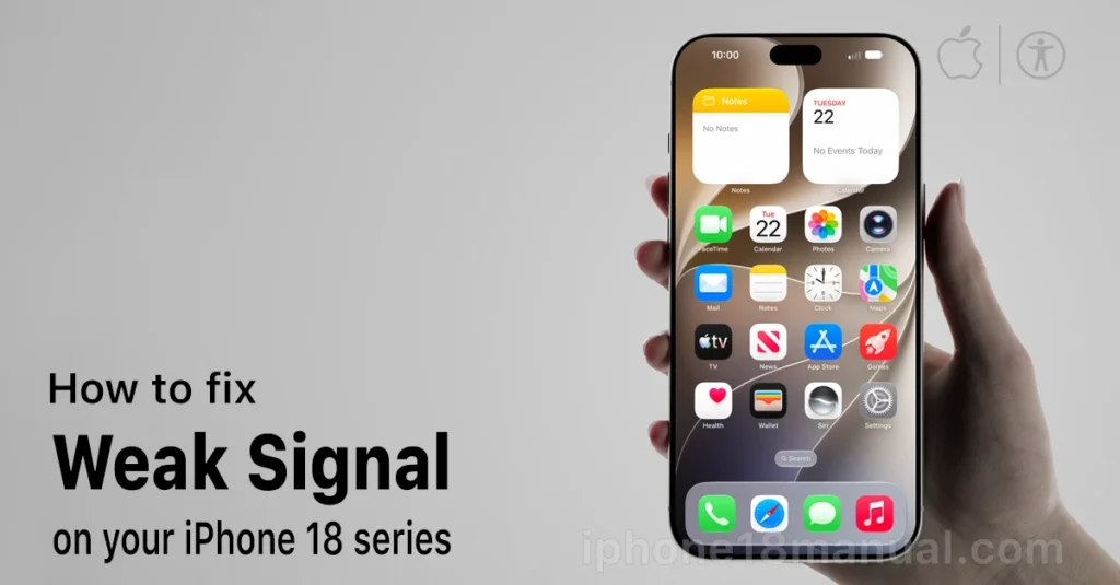 iphone 18 weak signal