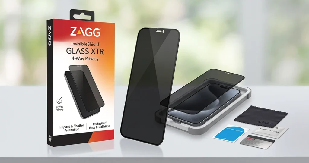 ZAGG InvisibleShield Glass 4-Way Privacy XTR Kit